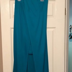 Rachel Roy strapless overlay dress